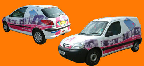Passell Produce the Signage for Aberdeen's 'Accord Card' Vans